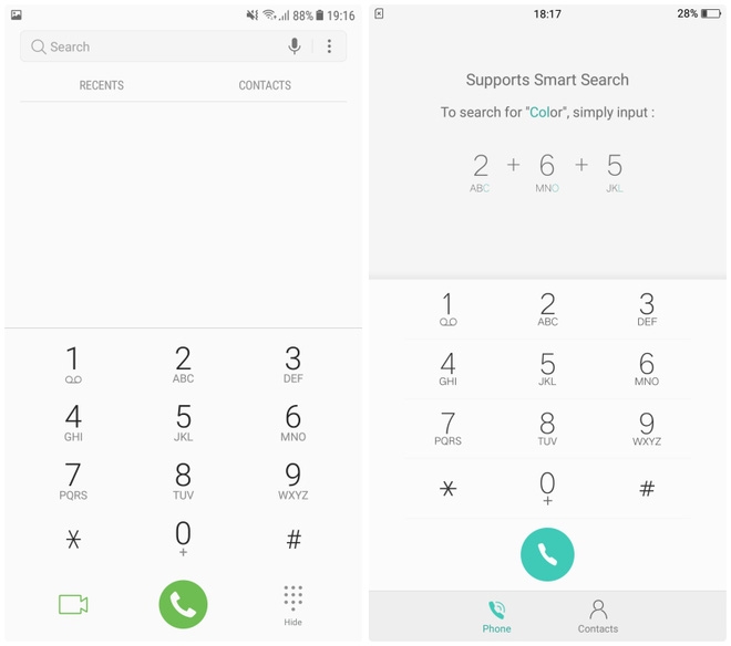 So sánh giao diện TouchWiz và ColorOS So sánh giao diện TouchWiz và ColorOS