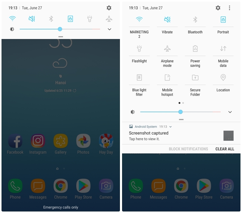 So sánh giao diện TouchWiz và ColorOS So sánh giao diện TouchWiz và ColorOS