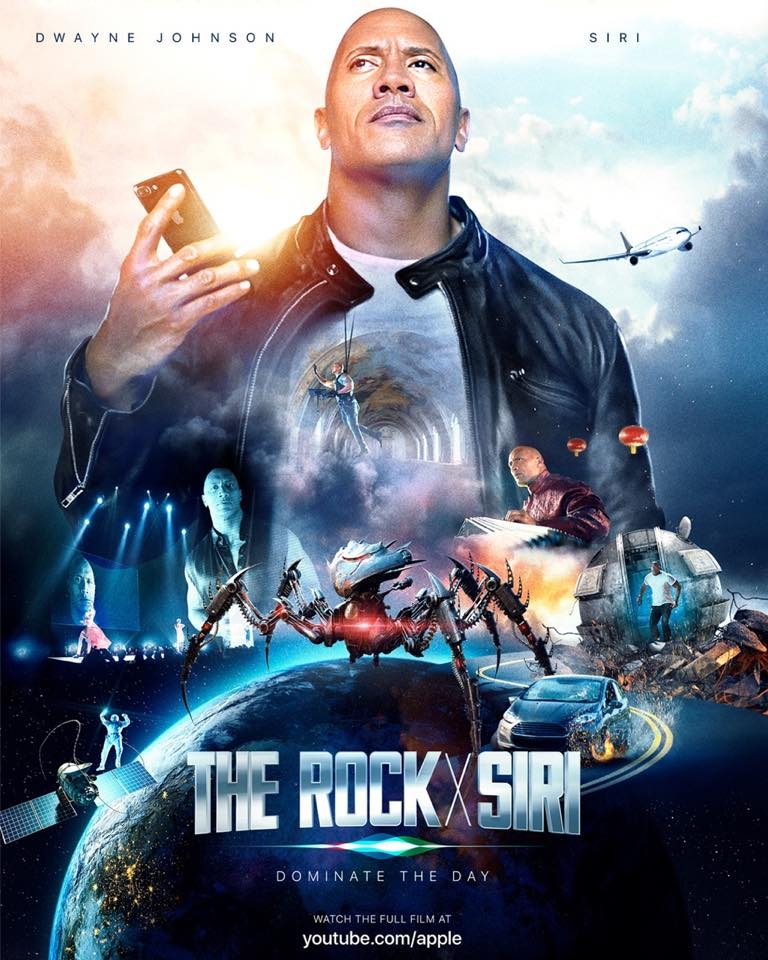 Xem phim The Rock X Siri Dominate the Day của Apple Xem phim The Rock X Siri Dominate the Day của Apple