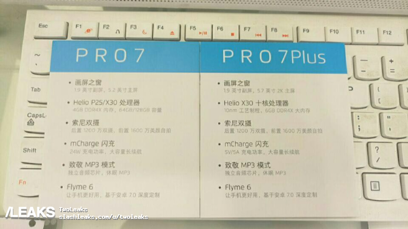 Thông tin cấu hình Meizu Pro 7 đã lộ diện