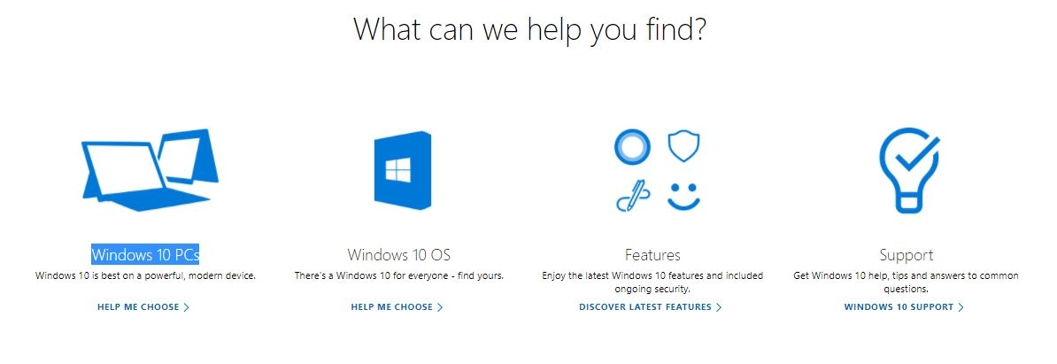 Mẹo sử dụng công cụ Help Me Choose của Microsoft
