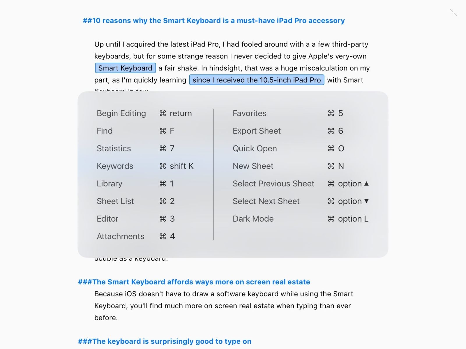 Phụ kiện Smart Keyboard cho iPad Pro 10.5 inch