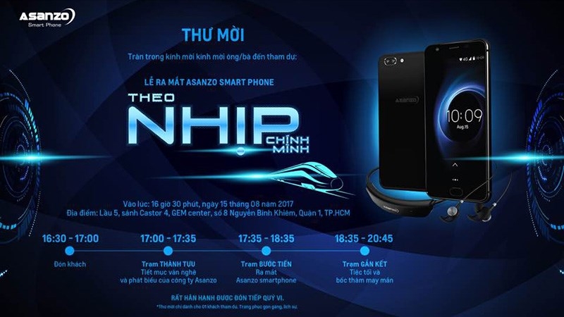 Ngày ra mắt Asanzo Z5 sẽ vào ngày 15/8