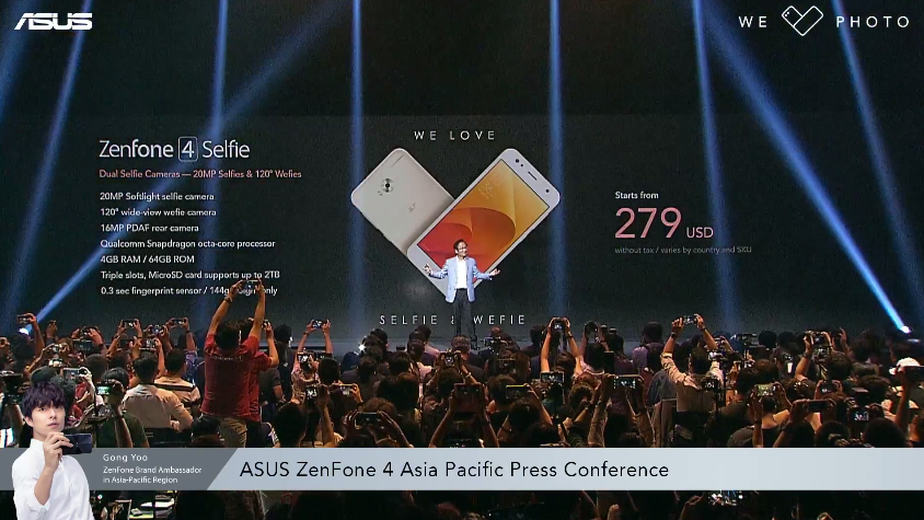 Asus đưa ra giá bán dự kiến của ZenFone 4 Series