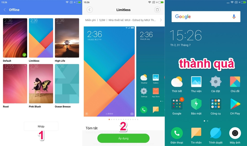 Cách cài đặt giao diện MIUI 9 trên smartphone Xiaomi Cách cài đặt giao diện MIUI 9 trên smartphone Xiaomi