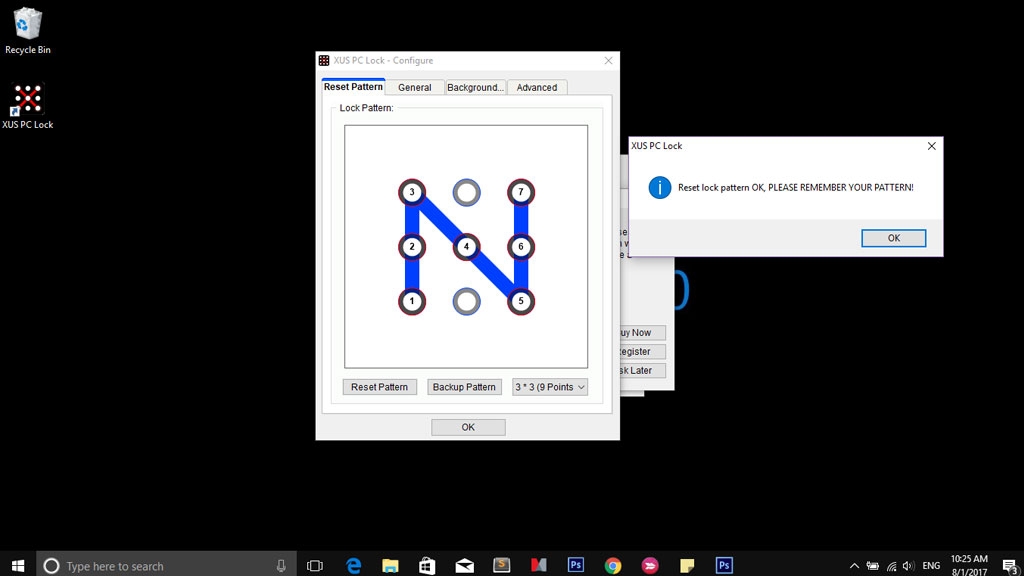 Hướng dẫn sử dụng phần mềm XUS PC Lock