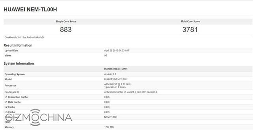 Huawei sẽ trang bị vi xử lý Kirin 650 cho Honor 5C