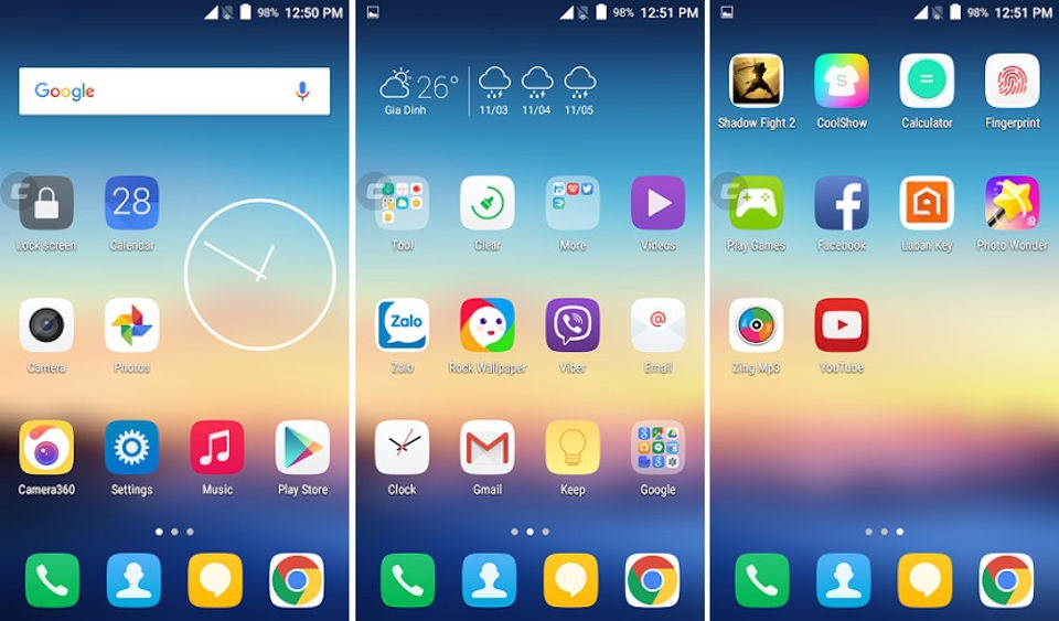 Đánh giá giao diện Cool UI trên Coolpad Shine