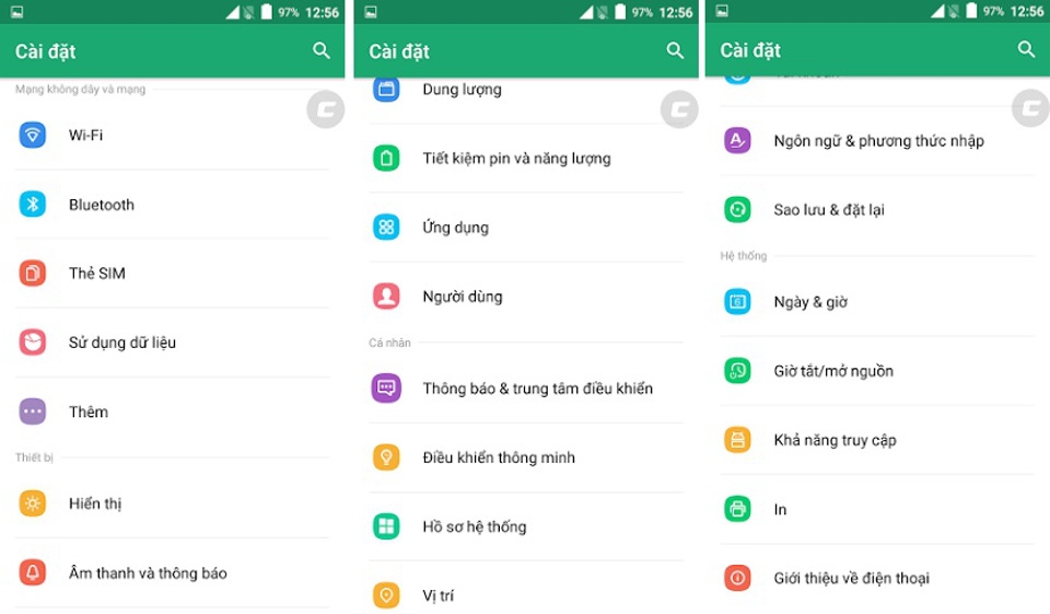 Đánh giá giao diện Cool UI trên Coolpad Shine