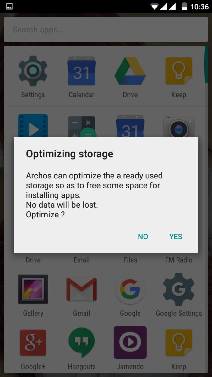 Cách sử dụng tính năng Fusion Storage trên Archos 50e Helium Cách sử dụng tính năng Fusion Storage trên Archos 50e Helium