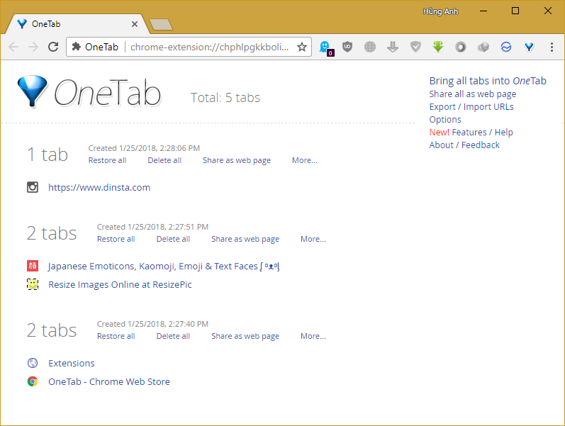 Quản lý tab chrome 04