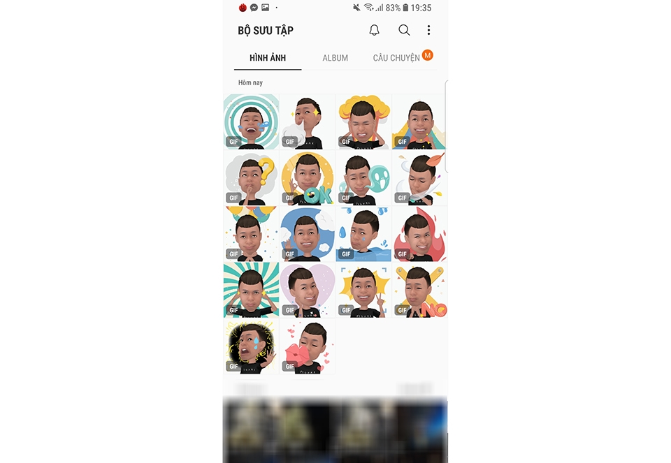 Emoji trên Samsung Galaxy S9 Emoji trên Samsung Galaxy S9