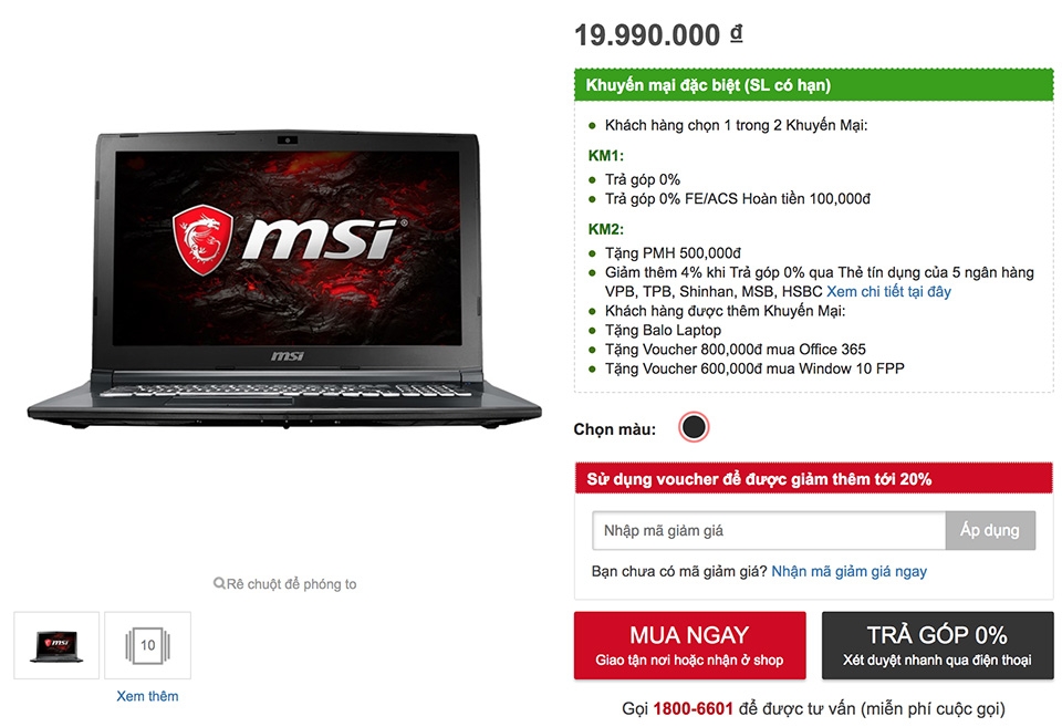 Laptop giá rẻ cho sinh viên