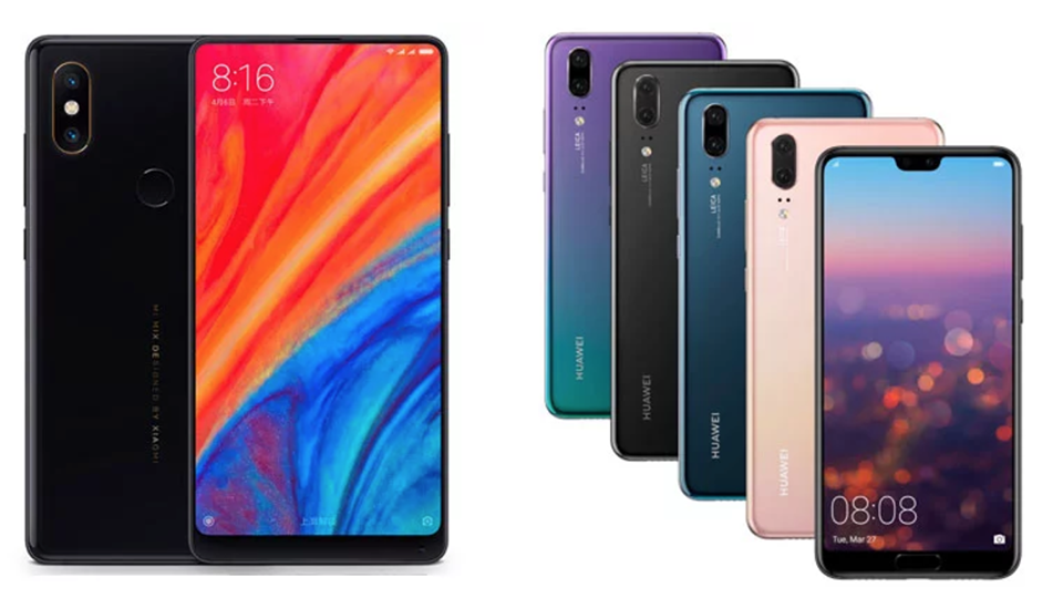 So sánh Xiaomi Mi Mix 2S với Huawei P20 02