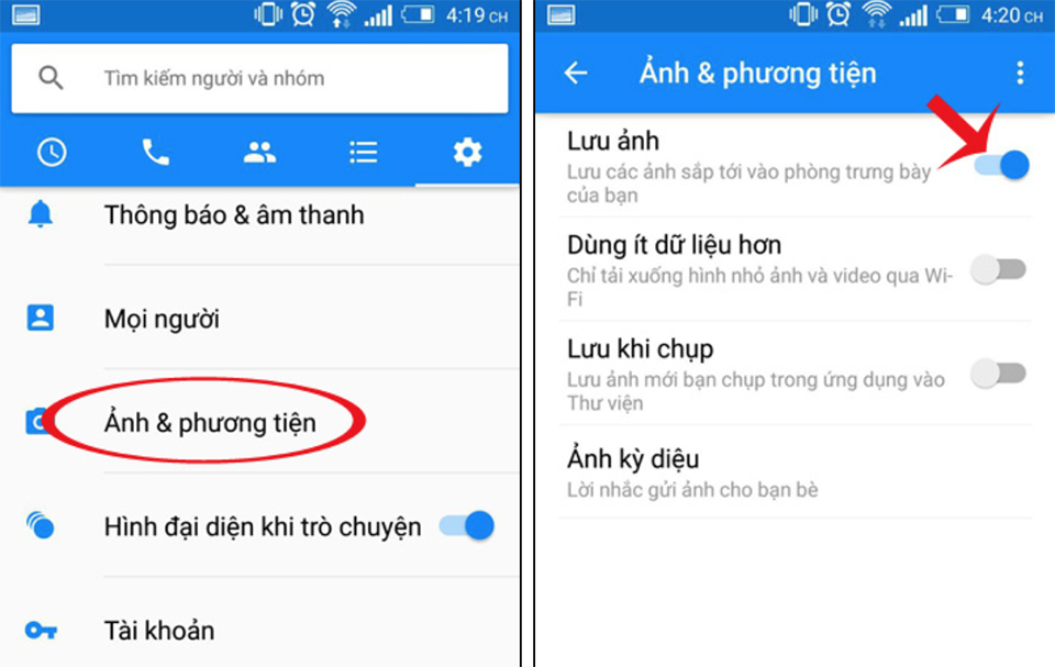 thủ thuật Messenger11