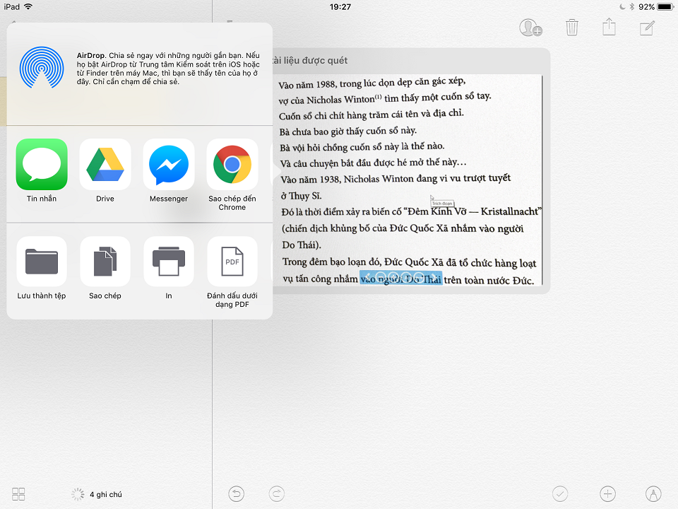 Scan bằng ứng dụng Notes trên iOS 11 08