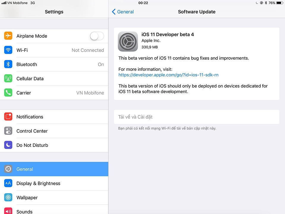iOS 11 developer beta 4 được phát hành 01