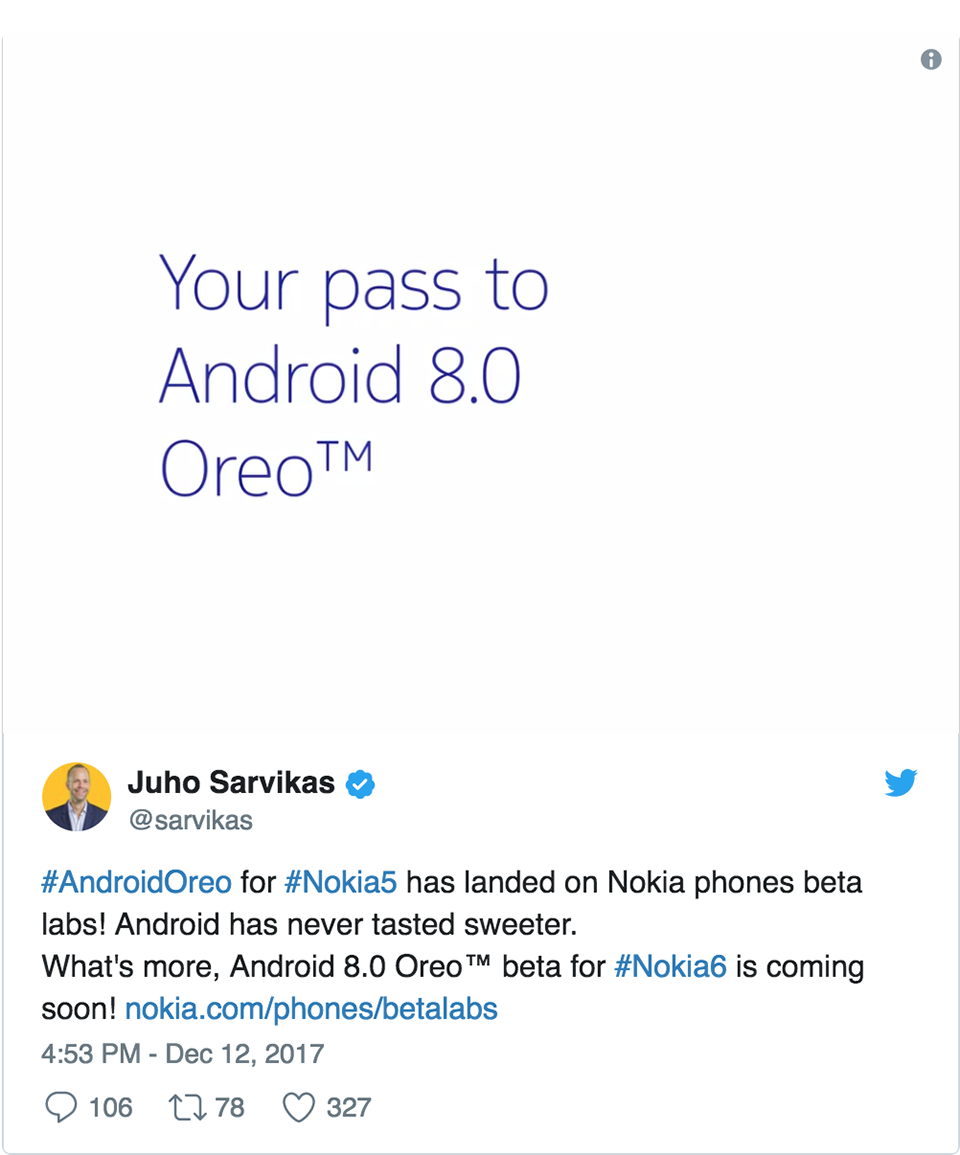 Nokia 5 Android 8 beta Nokia 5 Android 8 beta