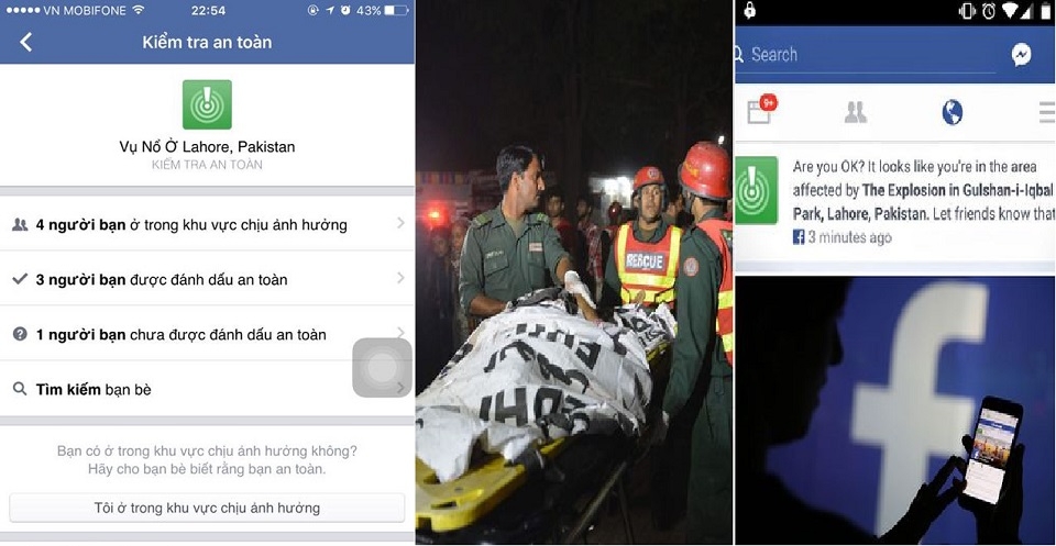 Facebook xin lỗi người dùng sau khi kích hoạt Safety Check Facebook xin lỗi người dùng sau khi kích hoạt Safety Check