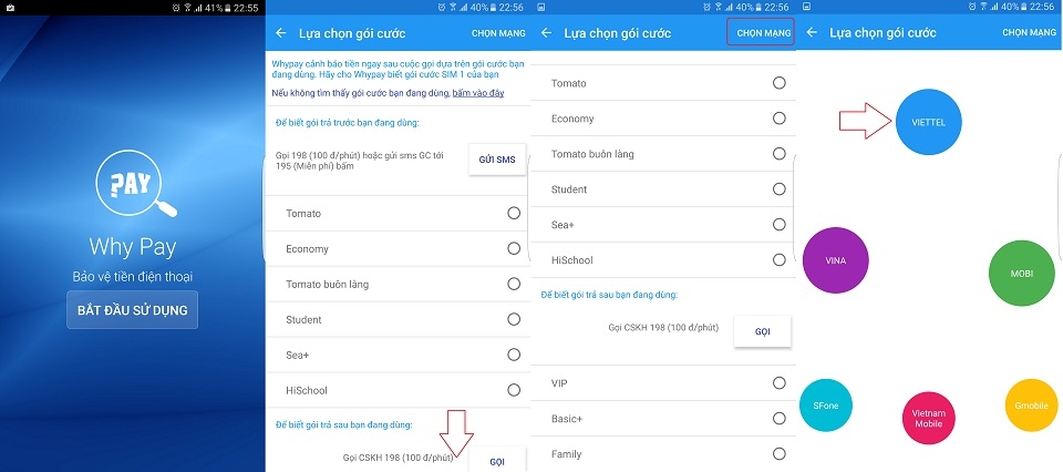 [Android&iOS] WhyPay: Ứng dụng quản lý cước thời gian thực trên smartphone