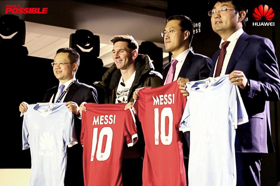 Messi chính thức làm đại sứ thương hiệu cho Huawei