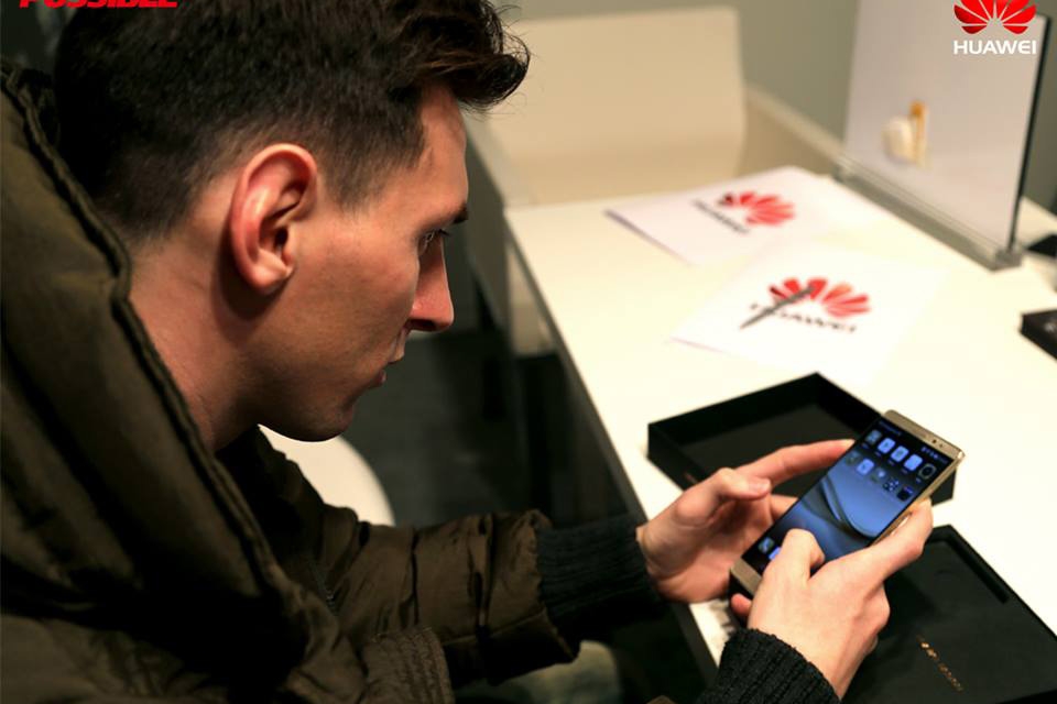Messi chính thức làm đại sứ thương hiệu cho Huawei