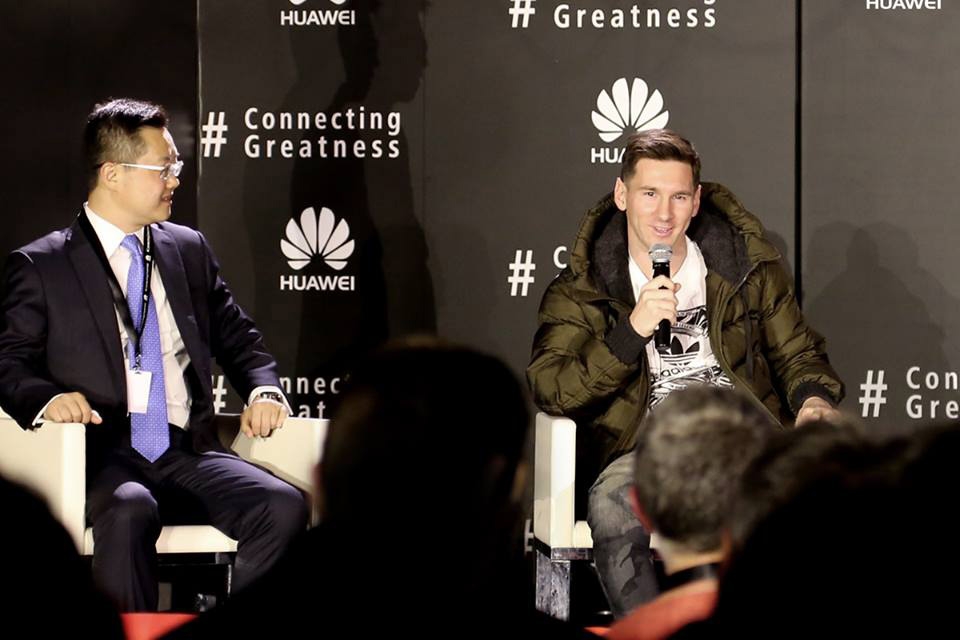 Messi chính thức làm đại sứ thương hiệu cho Huawei