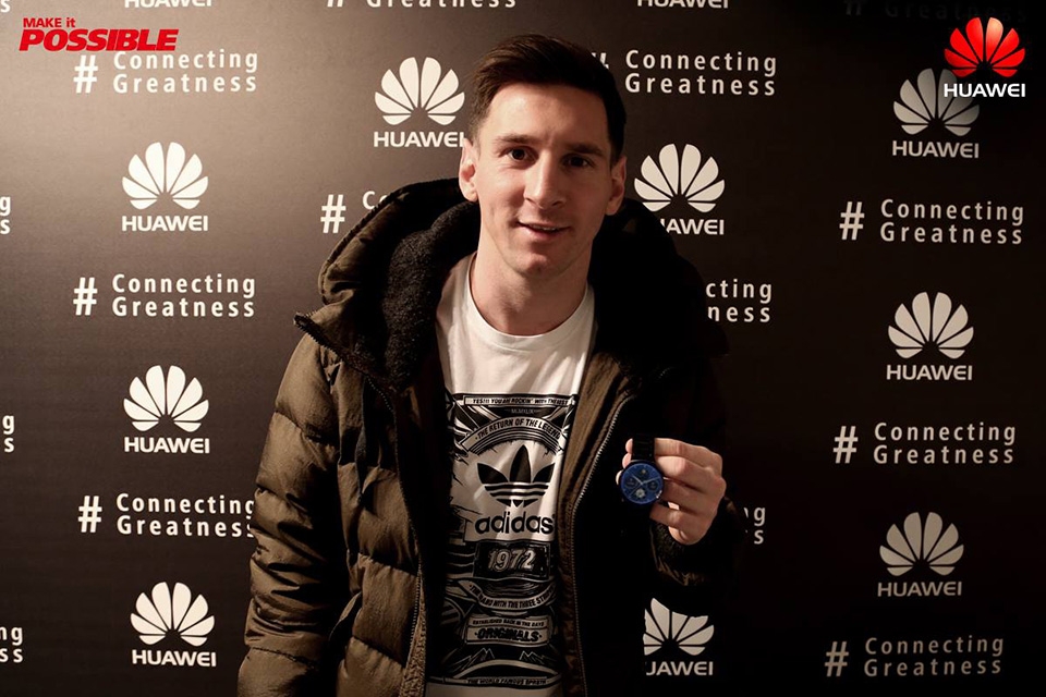 Messi chính thức làm đại sứ thương hiệu cho Huawei