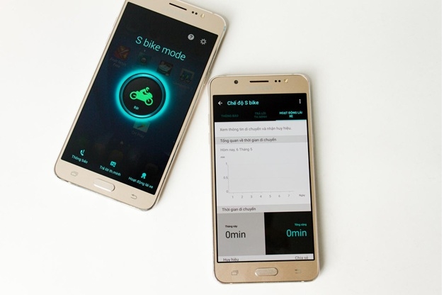 Tìm hiểu ứng dụng S-Bike trên Galaxy J5/J7 2016