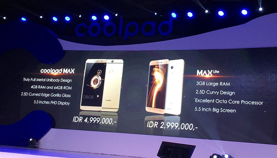 Coolpad ra mắt MAX và MAX Lite