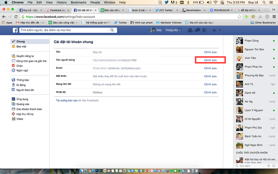 Tùy chỉnh địa chỉ trang cá nhân trên Facebook