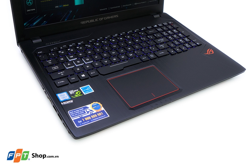 Trên tay và đánh giá nhanh laptop gaming GL553VD-FY175: i5 7300HQ, RAM 8GB, Card GTX 1050, tấm nền chống chóa 72% NTSC với IPS bảo vệ mắt