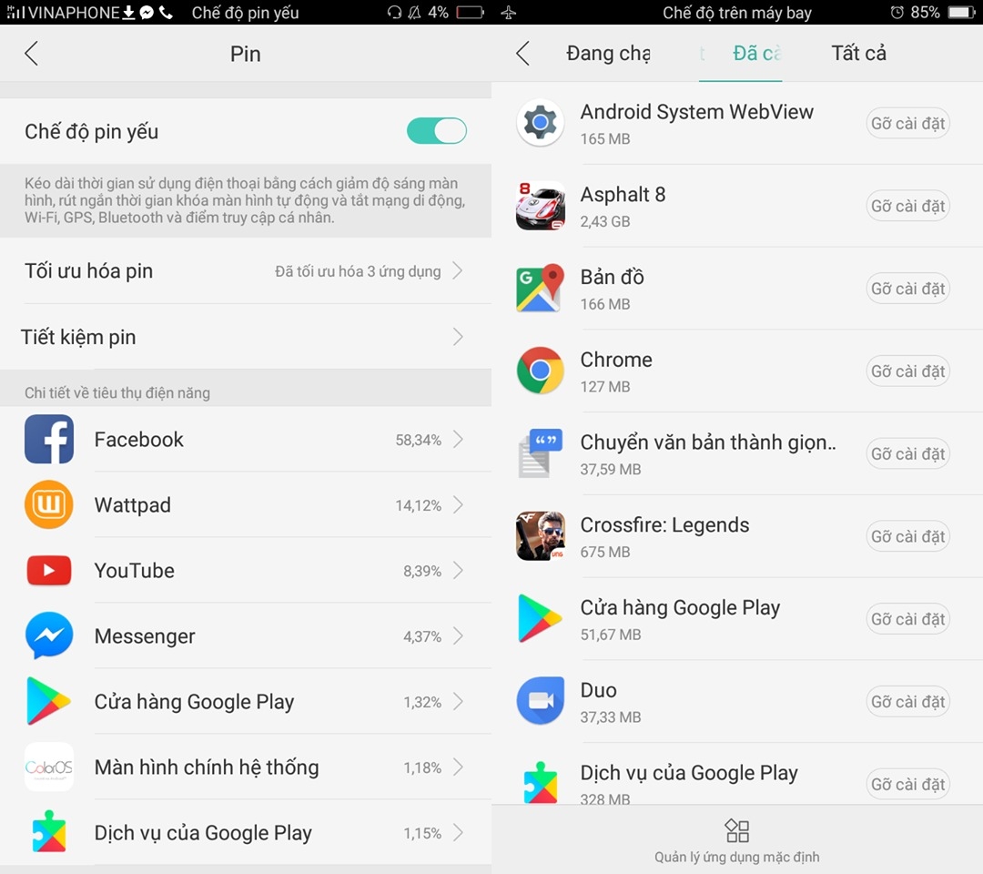 Mẹo tiếc kiệm Pin trên OPPO F3 Lite (A57) có thể bạn chưa biết Mẹo tiếc kiệm Pin trên OPPO F3 Lite (A57) có thể bạn chưa biết