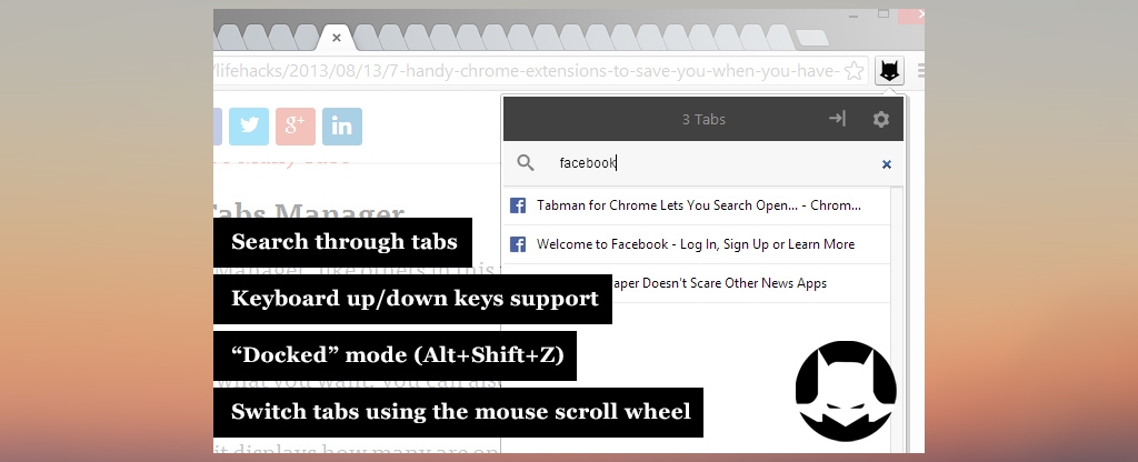 Tabman Tabs Manager
