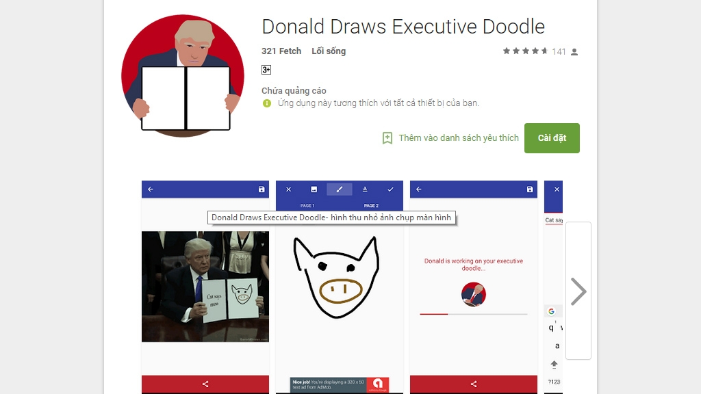 Donald Draws Executive Doodle 1