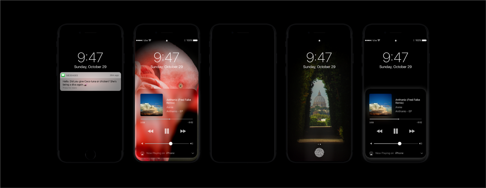 Chiêm ngưỡng iPhone 8 với chế độ Dark Mode đẹp nhất hiện nay