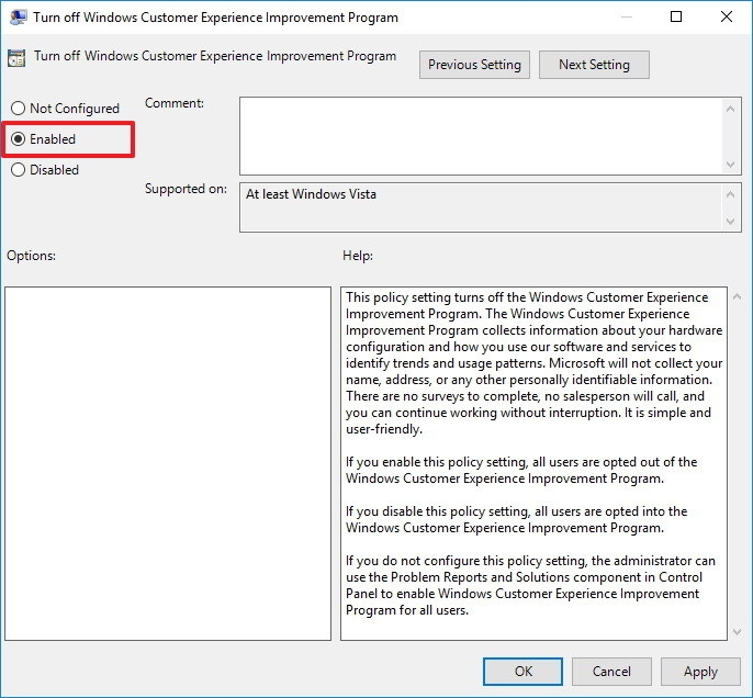 Mẹo ngăn chặn dữ liệu bị tự động gửi lên Microsoft trên Windows 10 1