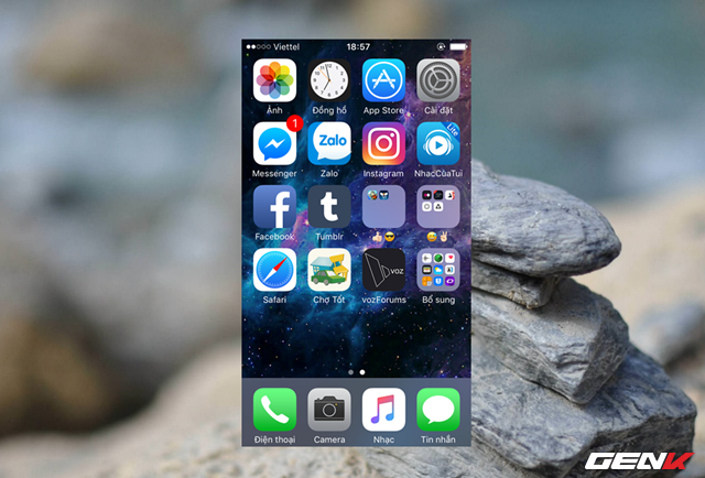 Không cần nhấn phím Home 2 lần khi mở khóa iPhone