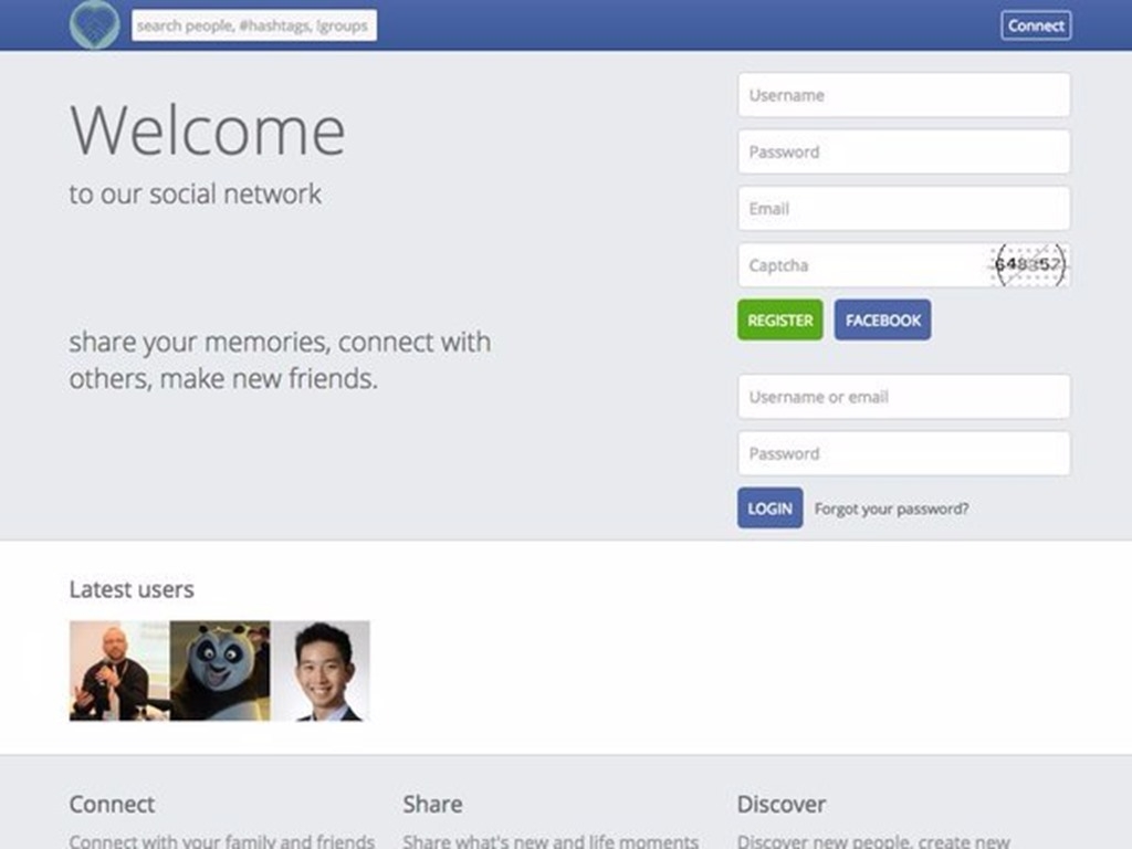 Tạo ra một bản Clone tương tự như Facebook