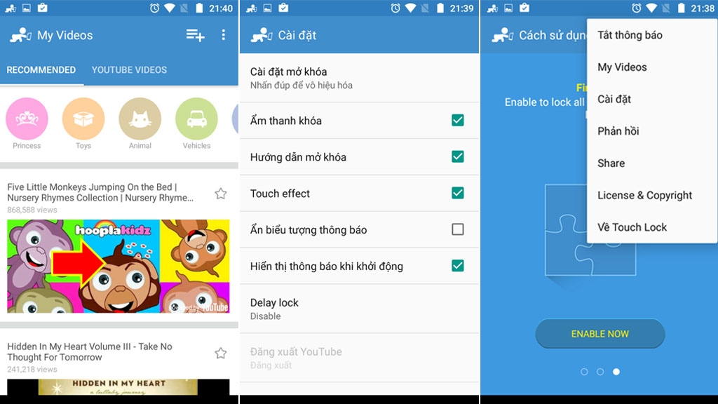 Thủ thuật giới hạn phạm vi thao tác trên màn hình Android 3