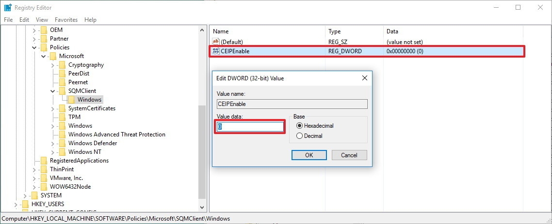 Mẹo ngăn chặn dữ liệu bị tự động gửi lên Microsoft trên Windows 10 4