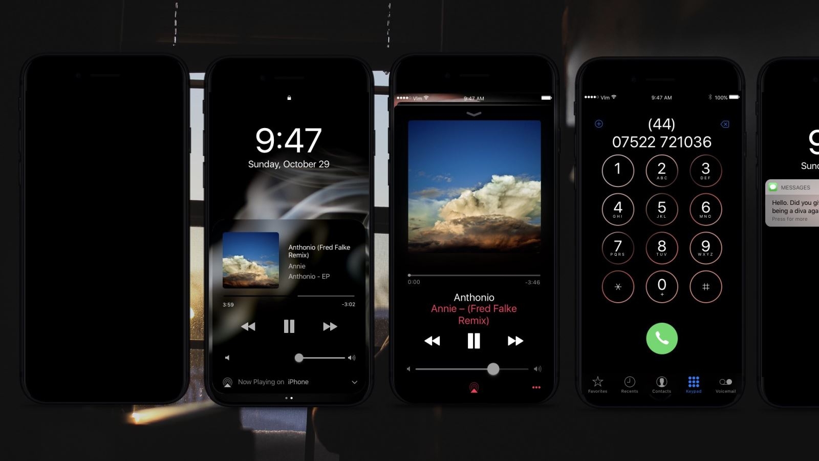 Chiêm ngưỡng iPhone 8 với chế độ Dark Mode đẹp nhất hiện nay 2
