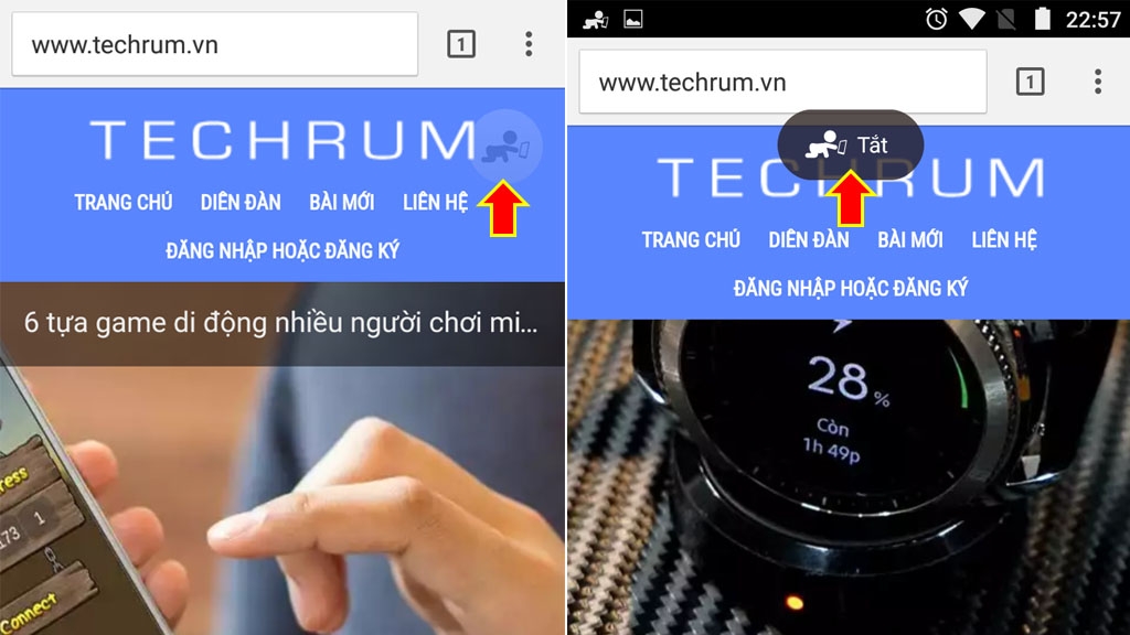 Thủ thuật giới hạn phạm vi thao tác trên màn hình Android 5