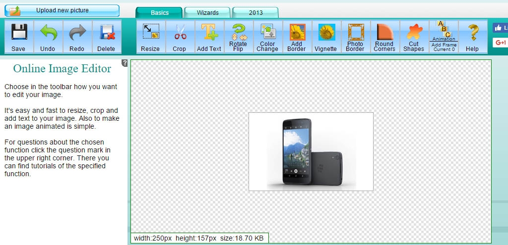 Online Image Editor