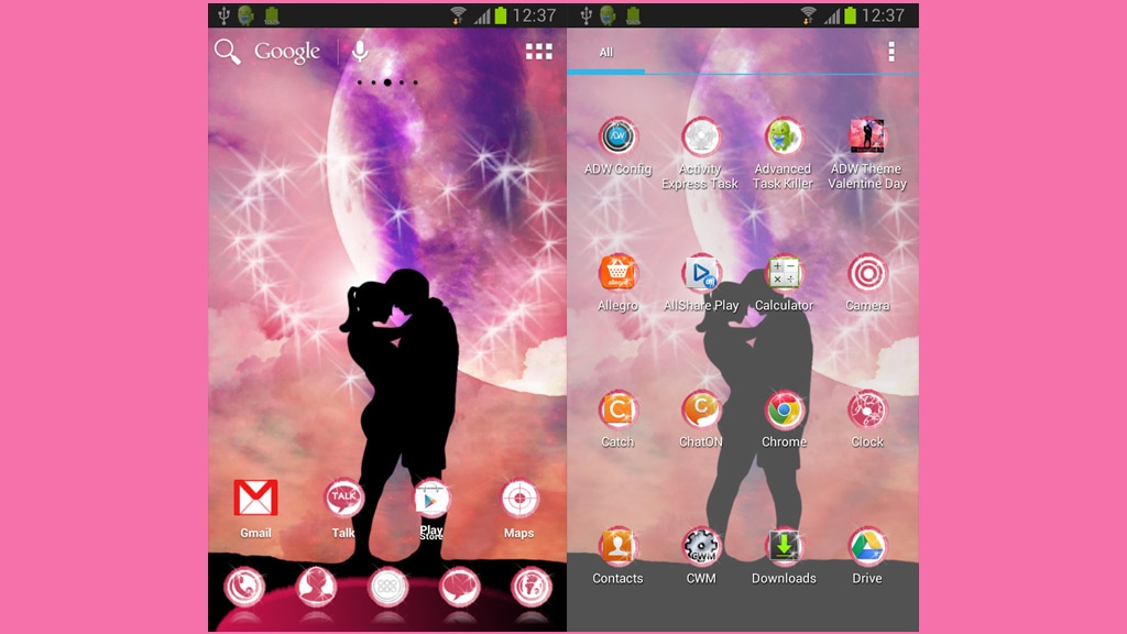 Valentine Day Theme for ADW