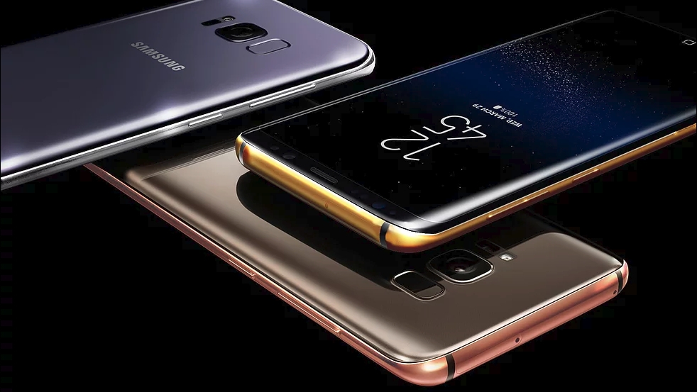 Samsung Galaxy S8 mạ vàng