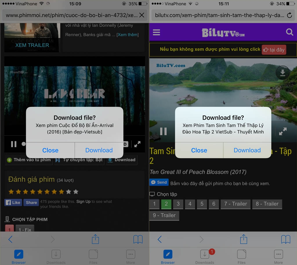 Tải video trên iOS dễ dàng với ứng dụng Browser and File Manager for Documents Tải video trên iOS dễ dàng với ứng dụng Browser and File Manager for Documents