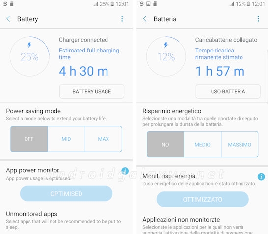 Galaxy Note 7 cho phép hạ độ phân giải màn hình để tiết kiệm pin 3