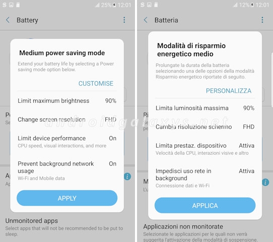 Galaxy Note 7 cho phép hạ độ phân giải màn hình để tiết kiệm pin 6