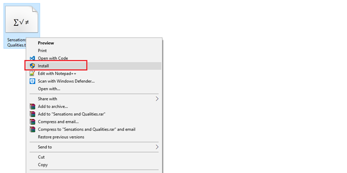 Cách cập nhật font chữ cho Win 7